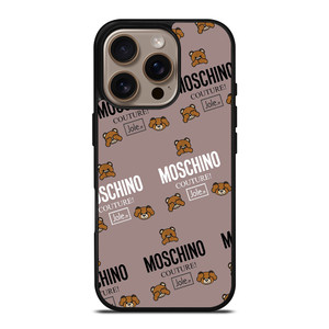 iPhone・スマホケース Moschino SS16 I PHONE 6 COVER (A7985_8303.1317) MOSCHINO COUTURE LOGO iPhone 16 Pro Max Case